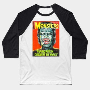 Frankenstein Conquers The World Baseball T-Shirt